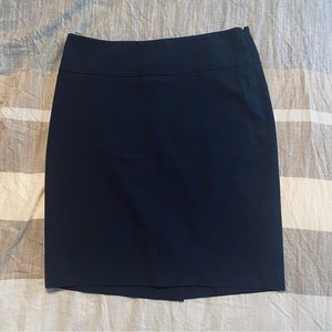 The Limited size 0 navy pencil skirt